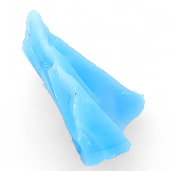 Satin Blue Art Glass Cullet Glowing Manganese #4GS34 - Picture 3 of 7